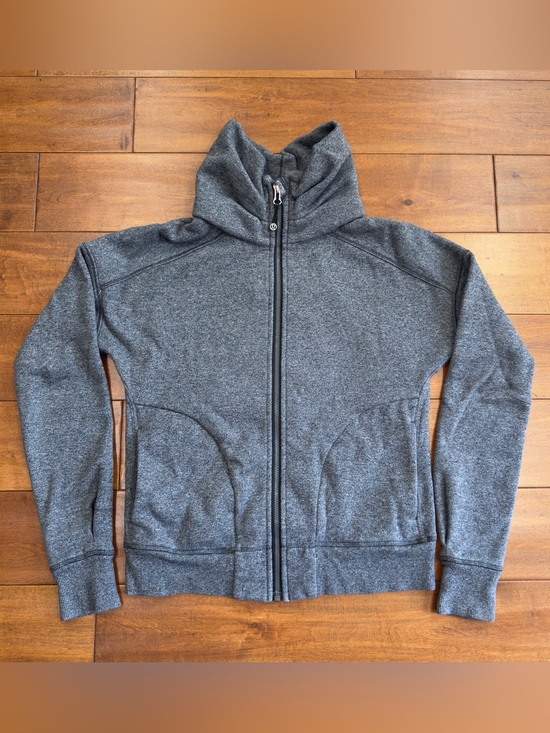 lululemon athletica Other - Lululemon Scuba Oversized Funnel Neck Full Zip Jacket Grey Heathered Size S